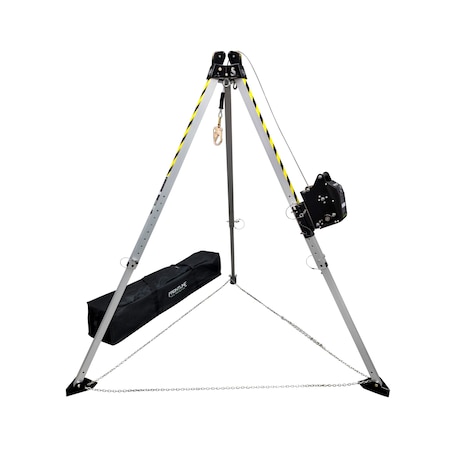 Frontline MEGApod Confined Space Kit 10' Aluminum Tripod with 60' Winch TAN10RU